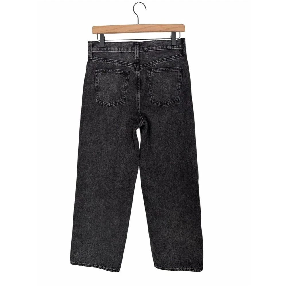 Old Navy Super Baggy Jeans Girls 14 Black Baggy Wide Leg Y2K NWT